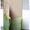 Папка за църковно свидетелство със снимка в зелено,жълто,злато
