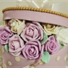 Торта с рози в лила