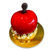 Плодова мини торта Червена ябълка