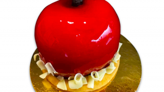 Плодова мини торта Червена ябълка