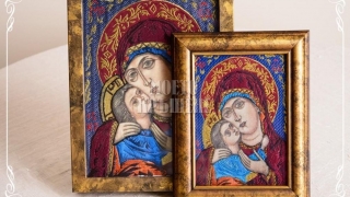 Ръчно изработена икона Света Богородица