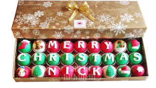 Кутия Коледни бонбони Merry Christmas